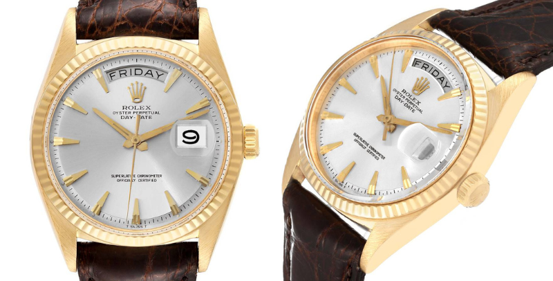 Rolex President Day-Date Yellow Gold Vintage Watch 1803