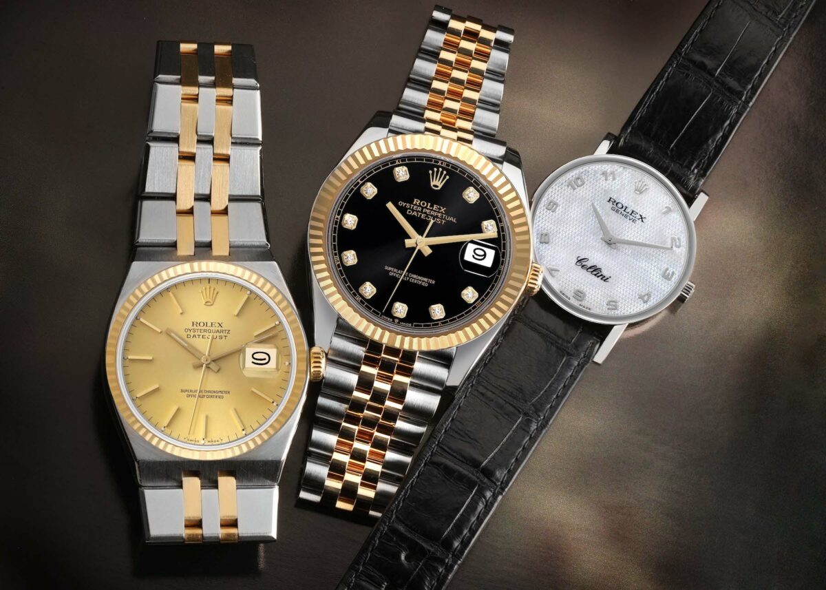 Rolex Oysterquartz, Datejust 41, and Cellini Classic Watches