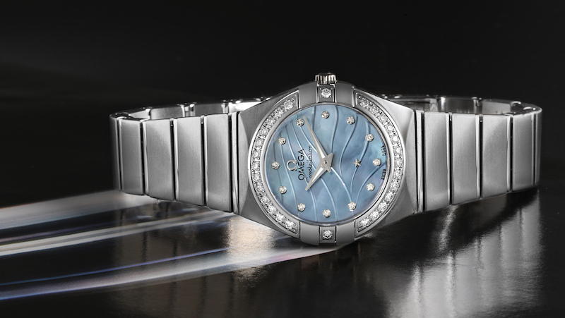 Omega Constellation Mother of Pearl Diamond Steel Ladies Watch 123.15.24.60.57.001