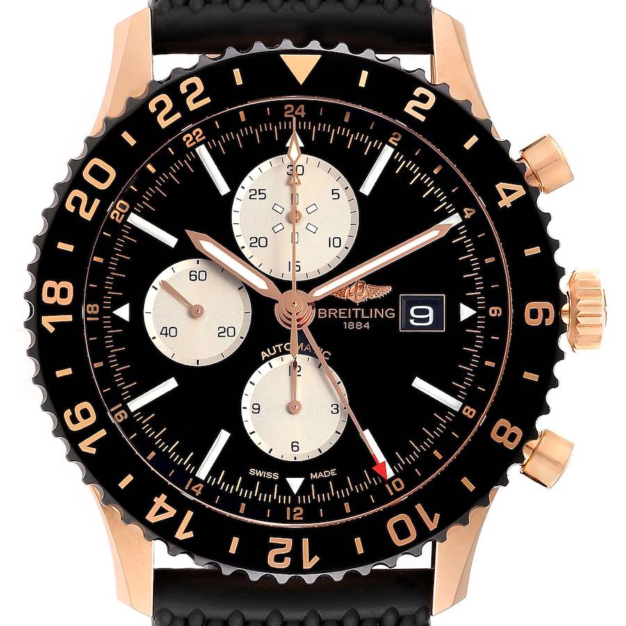 Breitling Chronoliner Limited Red Gold Mens Watch R24312