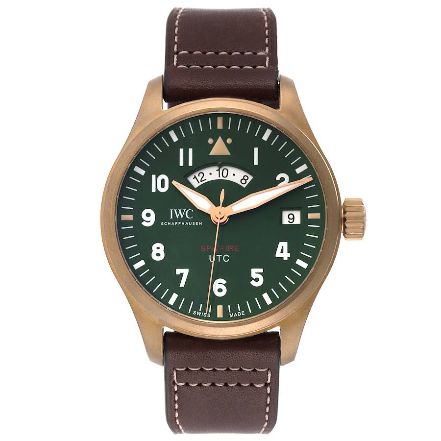 IWC Pilot UTC Spitfire Limited Edition Bronze Mens Watch IW327101