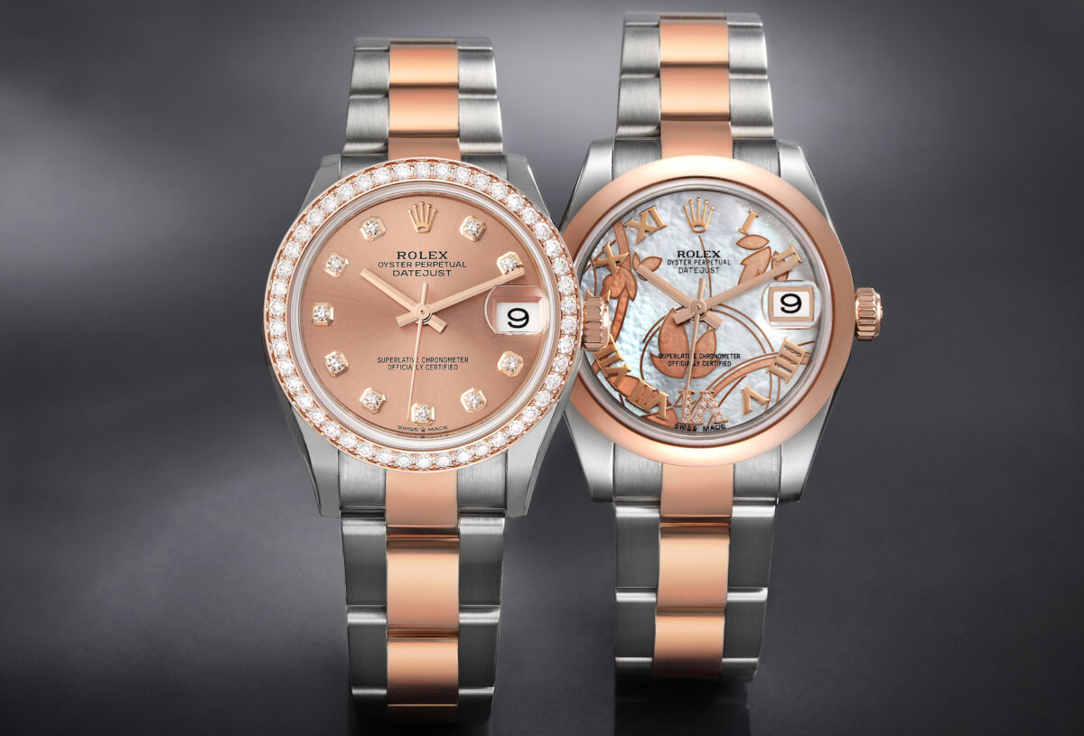 Ladies Rolex Datejust Midsize 31 Steel Everose Gold Watches