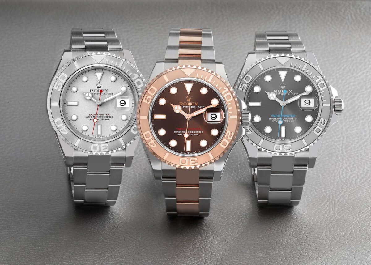 Rolex Yacht-Master Steel Everose and Rolesium 40mm Sizes