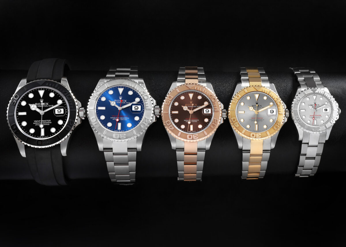 Rolex Yacht-Master Watches in Gold, Rolesium, and Rolesor Metals