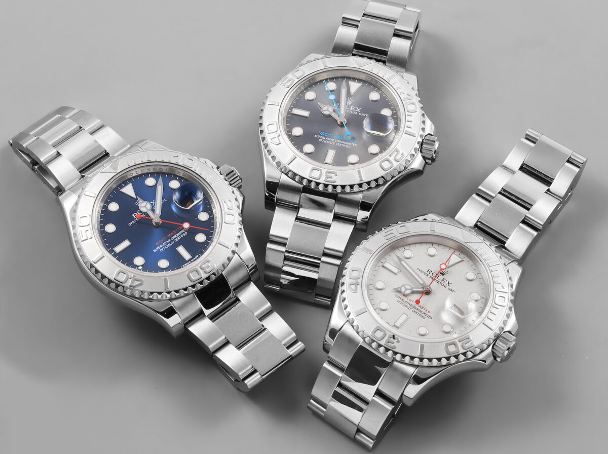 Rolex Yachtmaster Rolesium Steel and Platinum Models