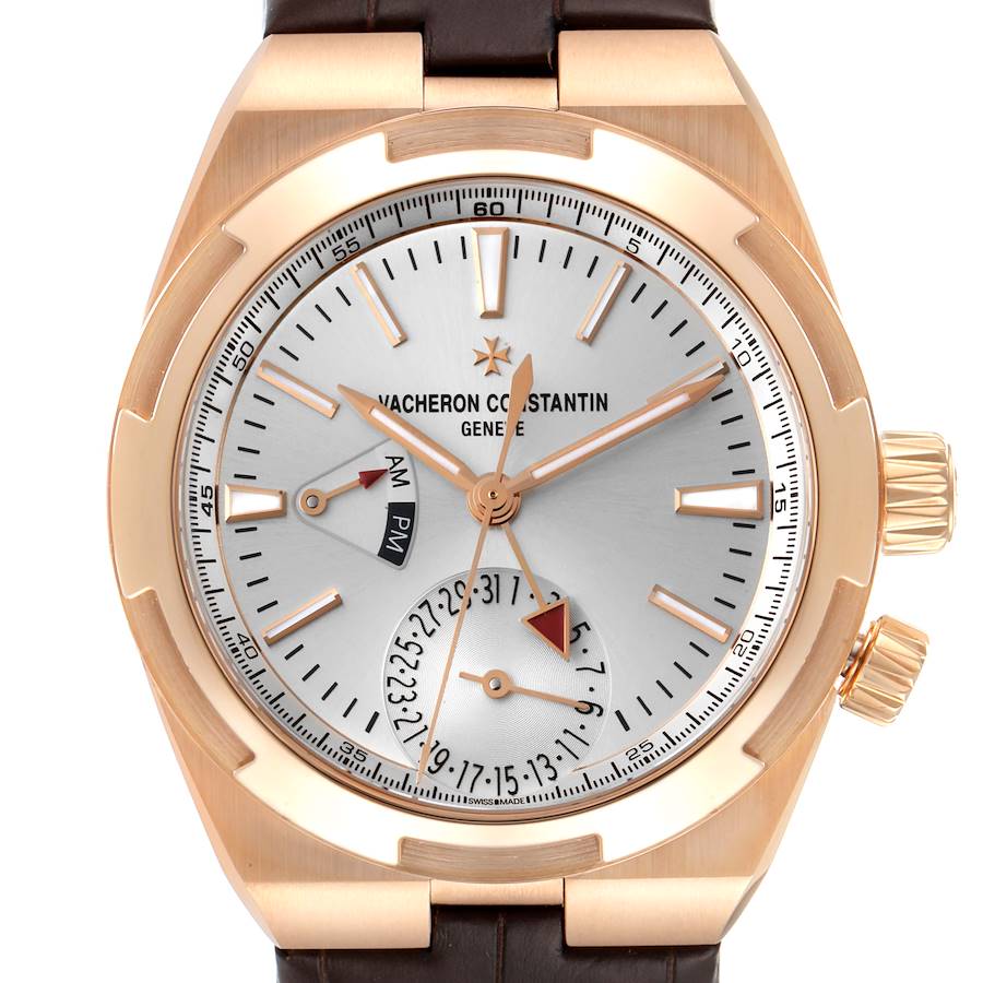 Vacheron Constantin Overseas Dual Time Rose Gold Mens Watch 7900V 