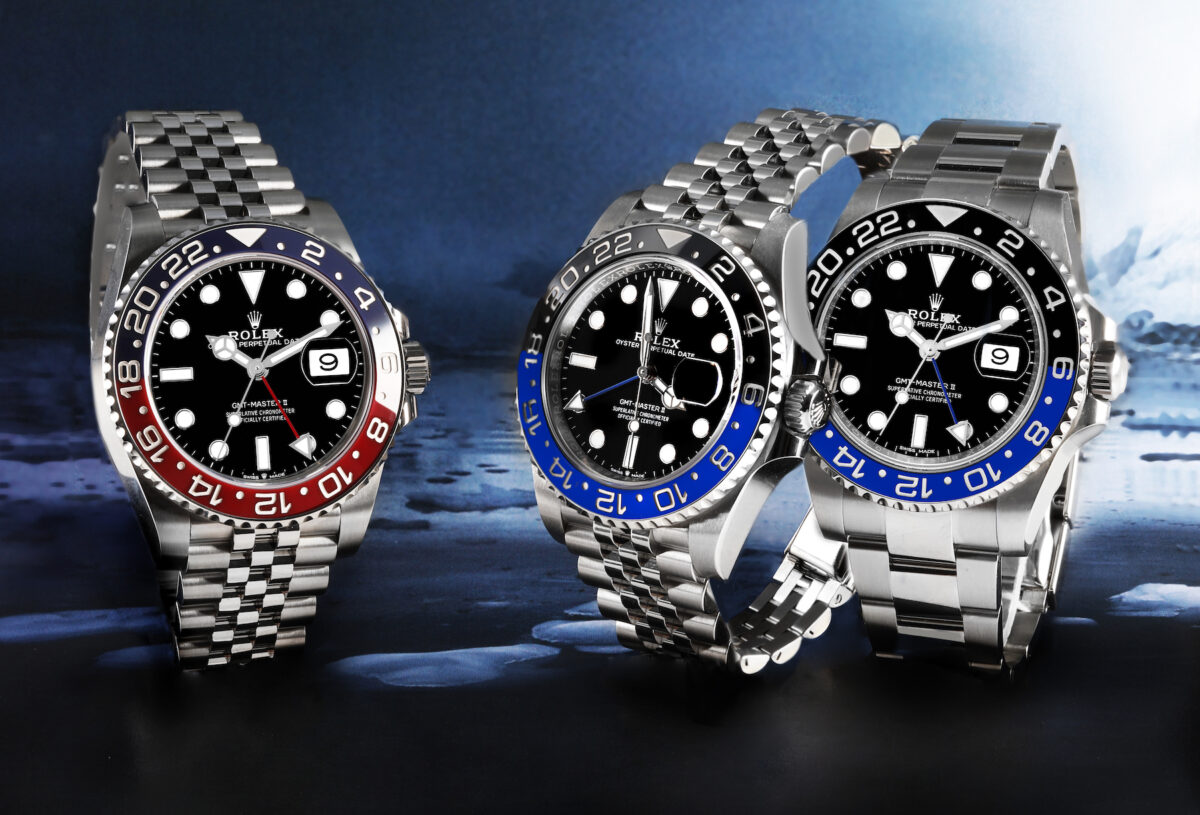 Rolex GMT-Master II Steel Watches - Pepsi, Batman, and Batgirl