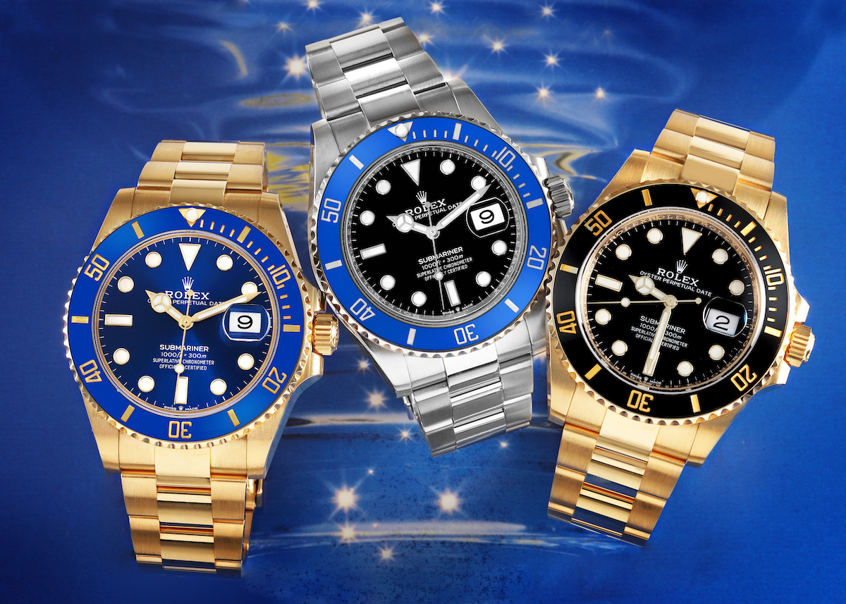 Rolex Submariner Gold Watches: Current Editions | The Watch Club by ...