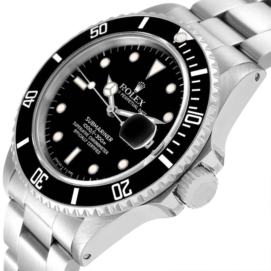 Rolex Submariner Date Steel Mens Vintage Watch 16800