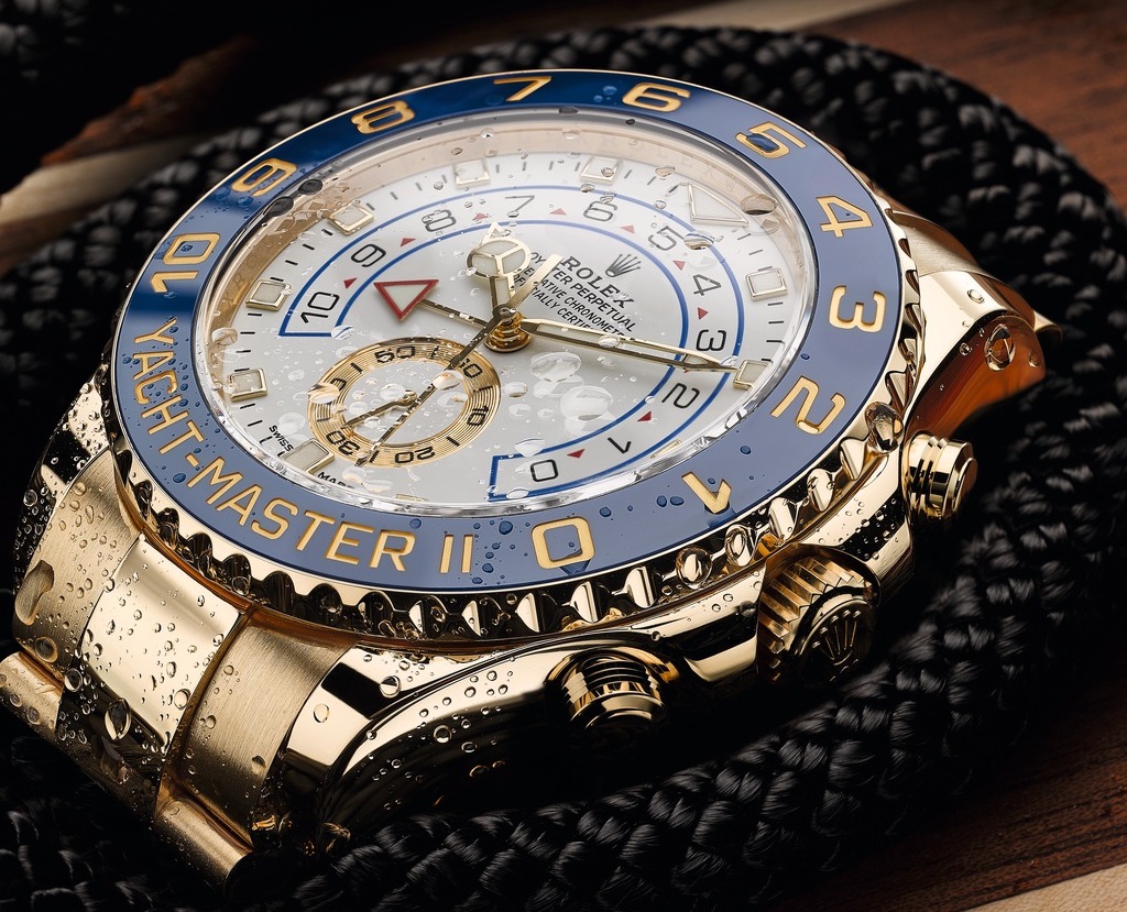 Rolex Yachtmaster II Regatta Chronograph Yellow Gold Men's Watch 116688