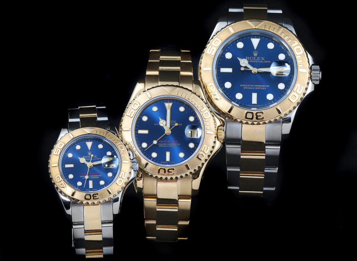 Rolex Yacht-Master Steel and Yellow Gold Watches in 29mm and 40mm sizes