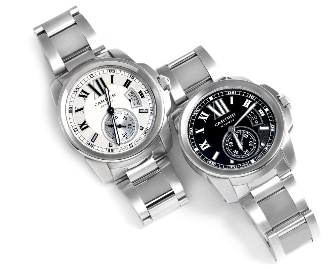 Calibre de Cartier Steel Watches