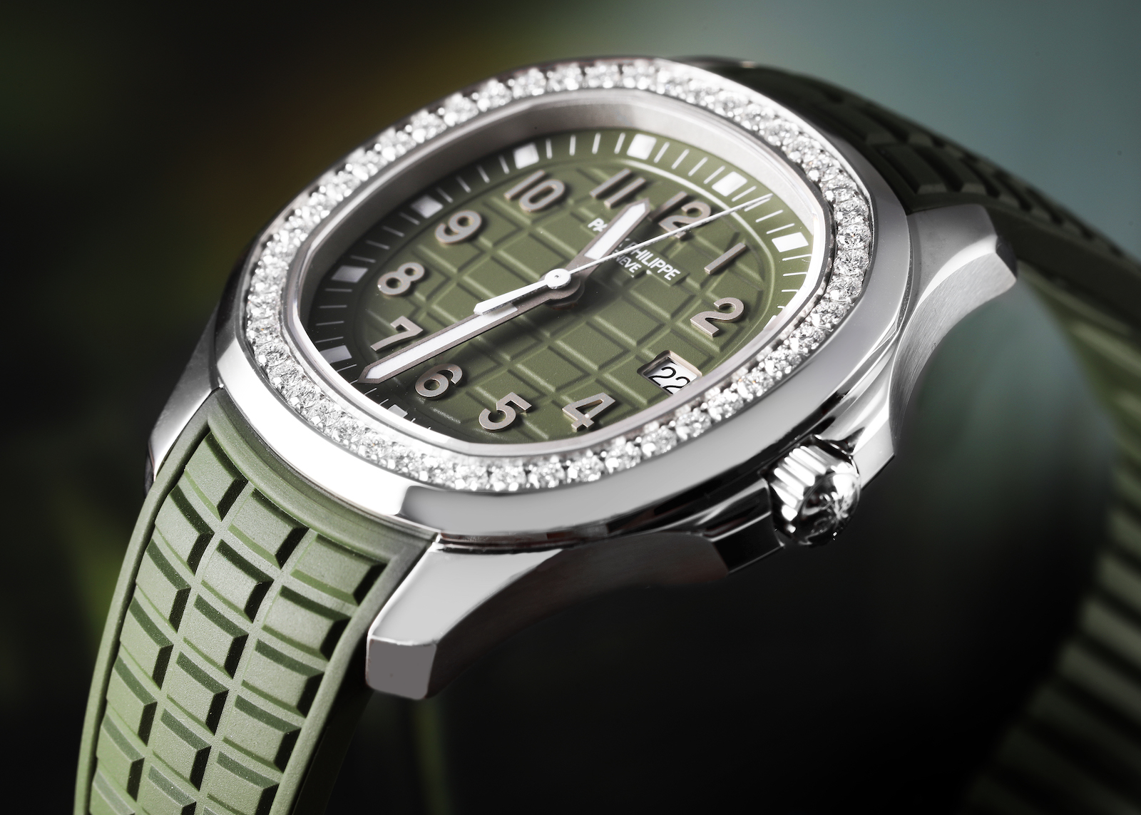 Patek Philippe Aquanaut Luce Diamond Khaki Dial Watch