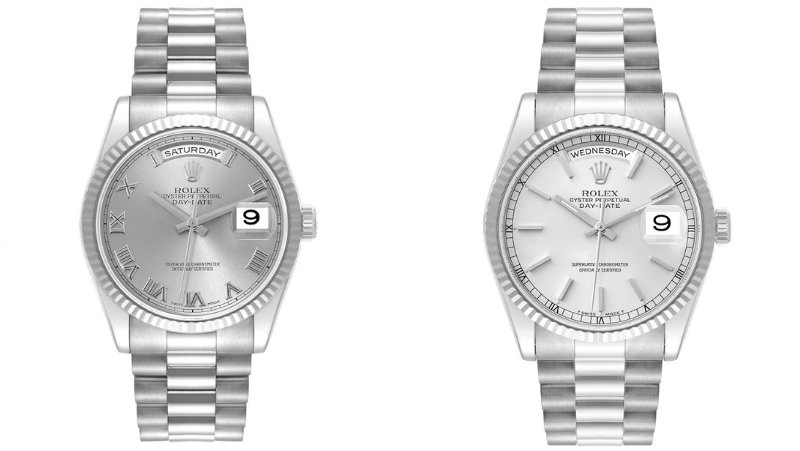 Rolex President Day-Date 118239 White Gold Watches
