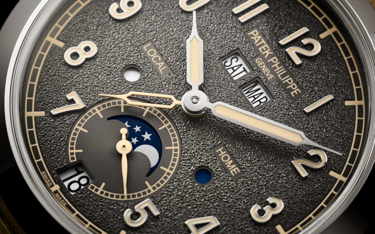 Patek Philippe Annual Calendar Travel Time White Gold Watch 5326G