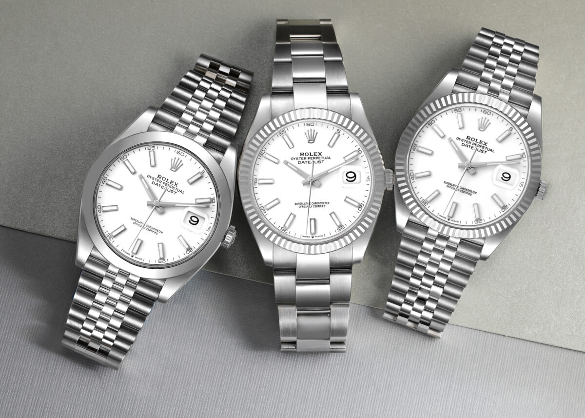 Rolex Datejust 41 Steel White Dial Watches