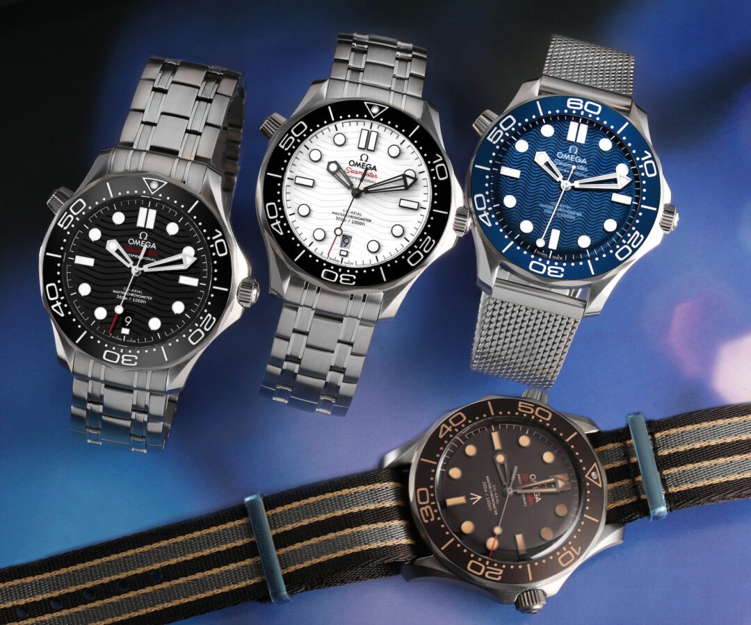 Omega Seamaster 300M Current Editions in Steel and Titanium