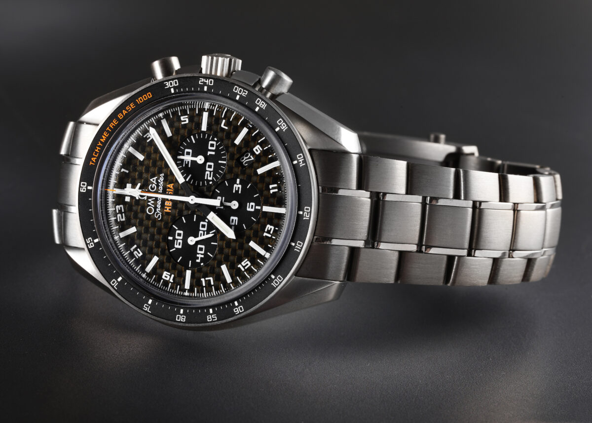 Omega Speedmaster HB-SIA GMT Titanium Watch 321.90.44.52.01.001