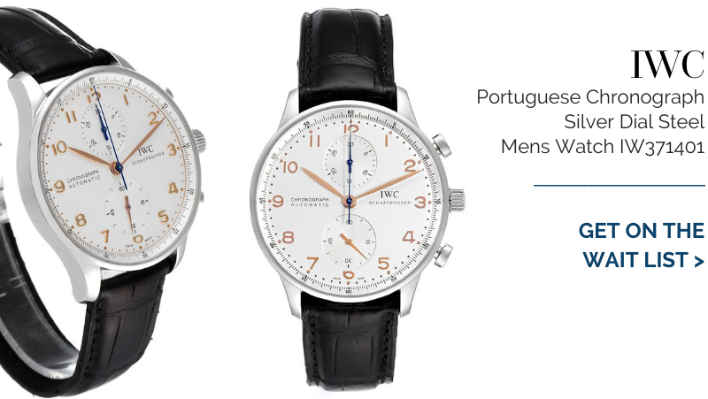IWC Portuguese Chrono Automatic Stainless Steel Mens Watch IW371445