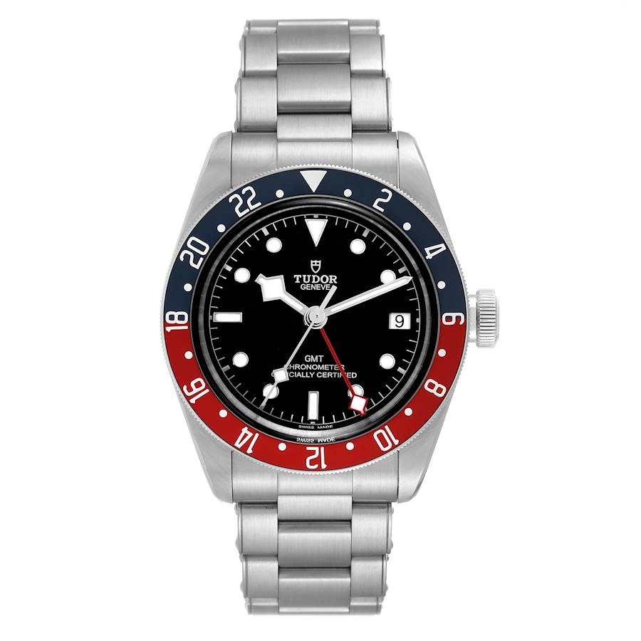 Tudor Heritage Black Bay GMT Pepsi Bezel Mens Watch 79830RB