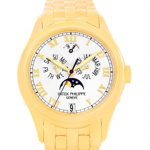 Patek Philippe Annual Calendar Moonphase 18K Yellow Gold Watch