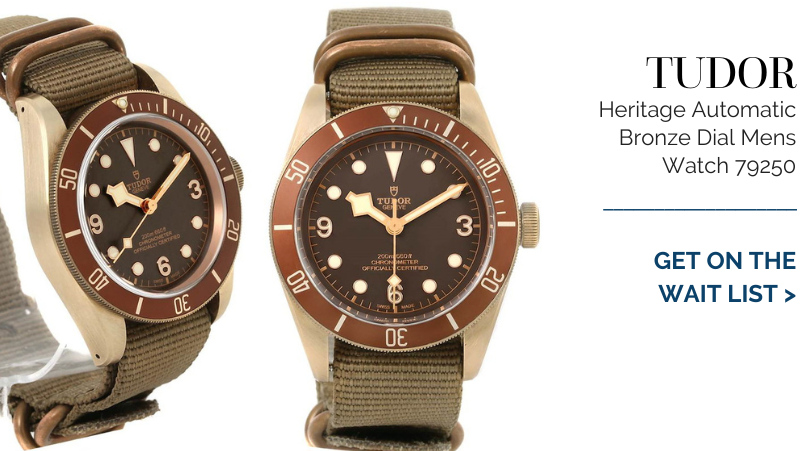 Tudor Heritage Automatic Bronze Dial Mens Watch 79250