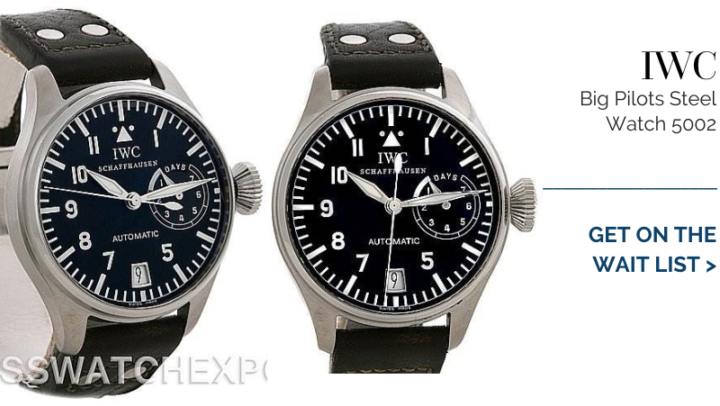 Iwc Big Pilots Steel Watch 5002