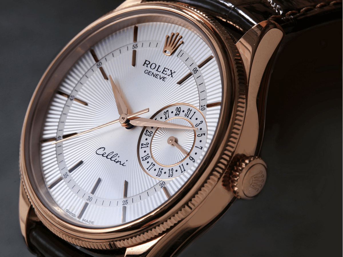 The Rolex Cellini Date 18K Everose Gold
