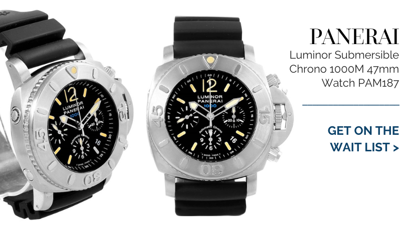 Panerai Luminor Submersible Chrono 1000M 47mm Watch PAM187