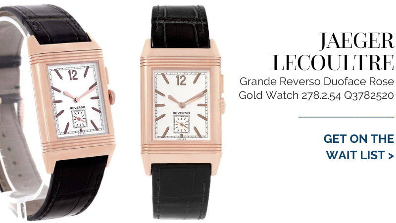 Jaeger LeCoultre Grande Reverso Duoface Rose Gold Watch 278.2.54 Q3782520