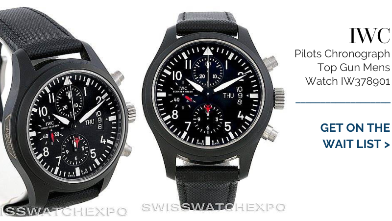 IWC Pilots Chronograph Top Gun Mens Watch IW378901