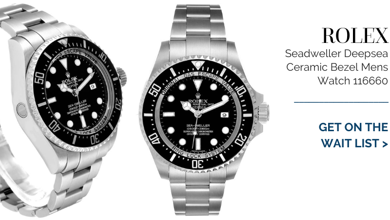 Rolex Seadweller Deepsea Ceramic Bezel Mens Watch 116660