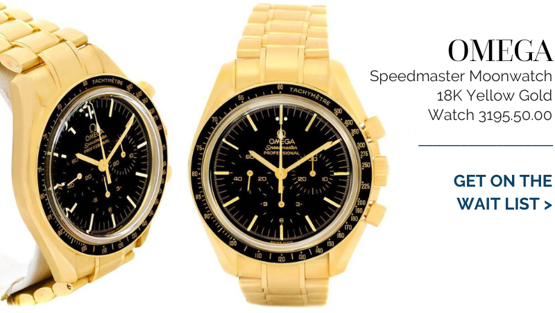 Omega Speedmaster Moonwatch 18K Yellow Gold Watch 3195.50.00
