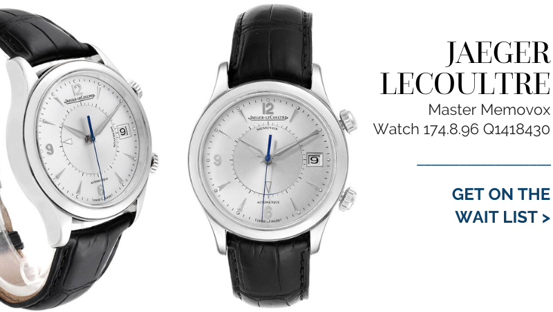Jaeger Lecoultre Master Memovox Silver Dial Mens Watch 174.8.96 Q1418430 