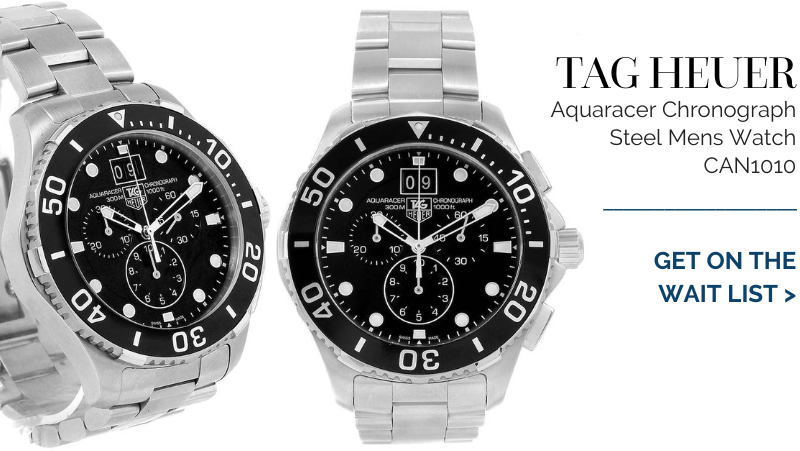 Tag Heuer Aquaracer Chronograph Steel Mens Watch CAN1010