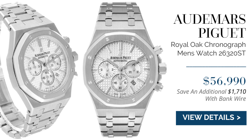 Audemars Piguet Royal Oak 41mm Chronograph Steel Mens Watch 26320ST