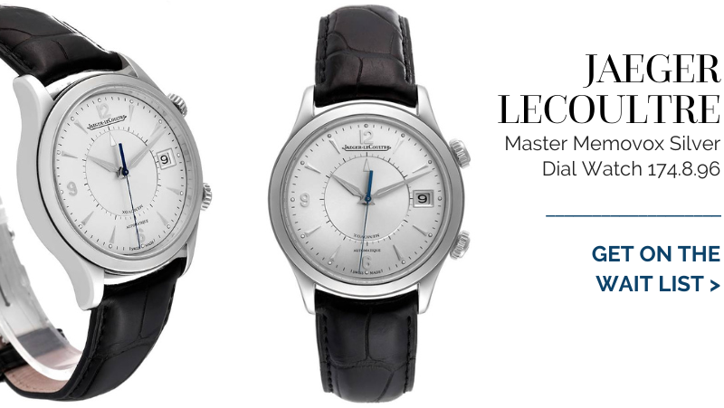 Jaeger Lecoultre Master Memovox Silver Dial Mens Watch 174.8.96 Q1418430