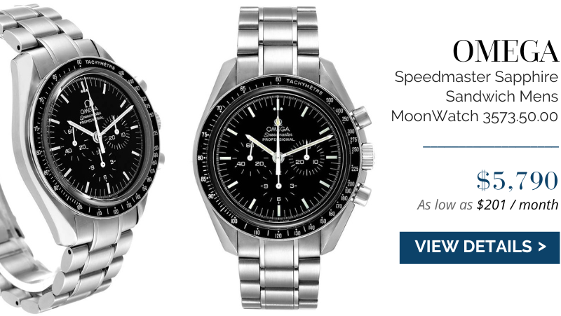 Omega Speedmaster Sapphire Sandwich Mens MoonWatch 3573.50.00