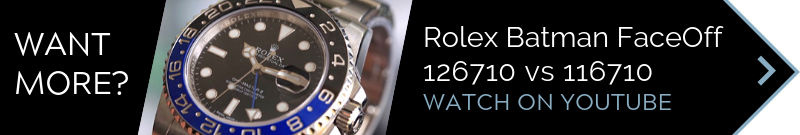 Rolex Batman Old Vs New