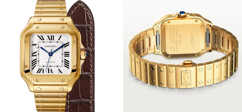 Santos de Cartier Yellow Gold WGSA0010