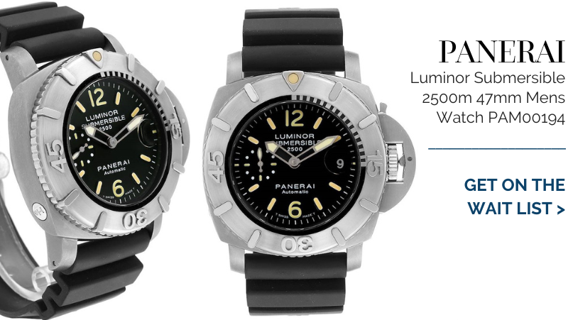 Panerai Luminor Submersible 2500m 47mm Mens Watch PAM00194 