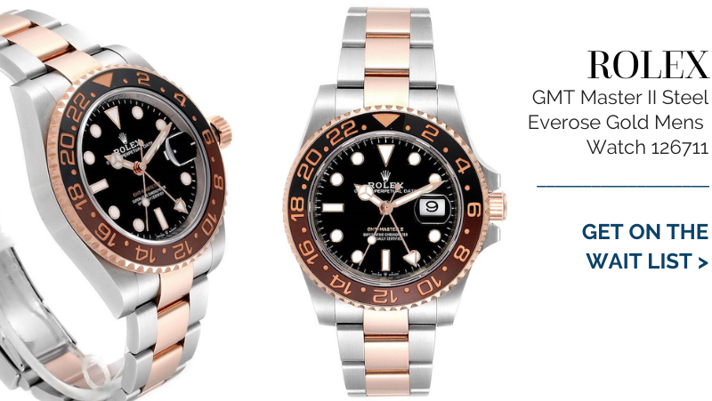 Rolex GMT Master II Steel Everose Gold Mens Watch 126711