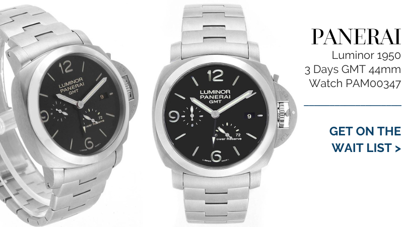 Panerai Luminor 1950 3 Days GMT 44mm Watch PAM00347