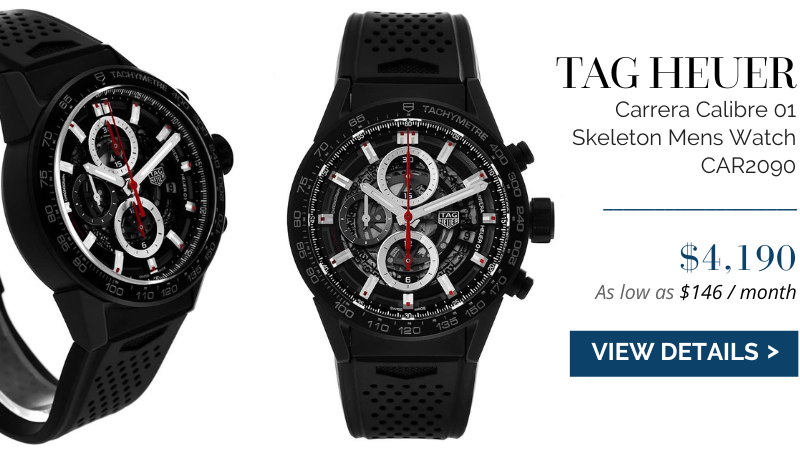 TAG Heuer Carrera Calibre 01 Skeleton Mens Watch CAR2090