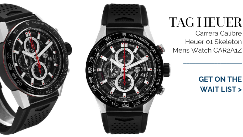 TAG Heuer Carrera Calibre Heuer 01 Skeleton Mens Watch CAR2A1Z