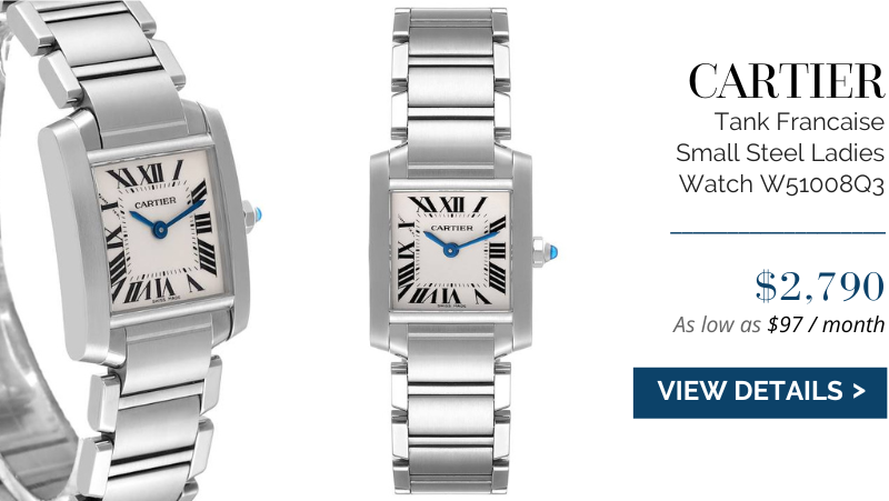 Cartier Tank Francaise Small Steel Ladies Watch W51008Q3