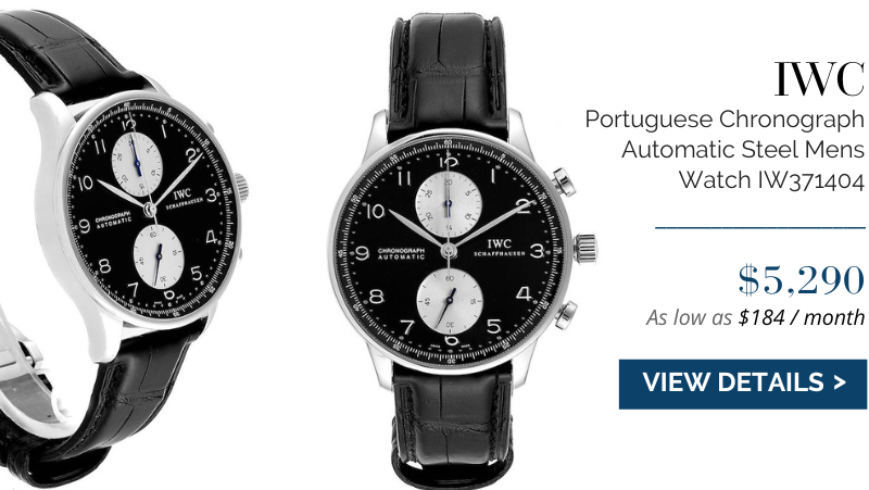 IWC Portuguese Chronograph Automatic Steel Mens Watch IW371404