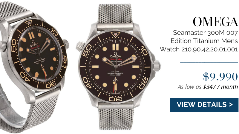 Omega Seamaster 300M 007 Edition Titanium Mens Watch 210.90.42.20.01.001