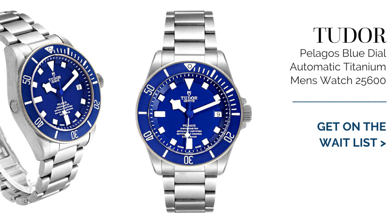 Tudor Pelagos Blue Dial Automatic Titanium Mens Watch 25600