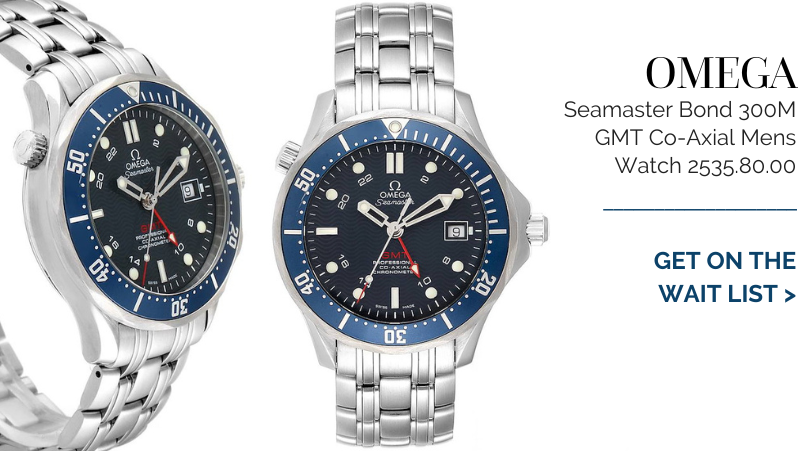 Omega Seamaster Bond 300M GMT Co-Axial Mens Watch 2535.80.00